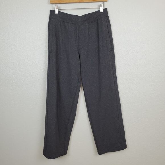 Lululemon Kung Fu Pant Mens Medium Regular Heathered Dark Slate Straight Leg 27" - Picture 1 of 9